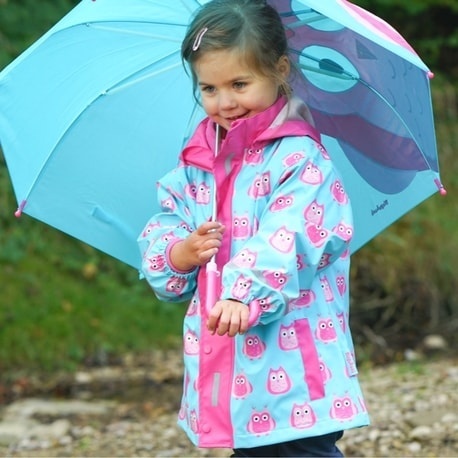 Gewond raken Omringd Vervloekt Regenjas Uil | meisjes regenjas koop je bij StoereKindjes